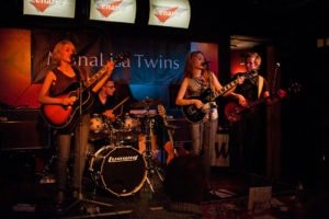 MonaLisa Twins on stage during their Cenario II live show